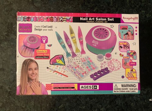 Nail art salon set years - salon,