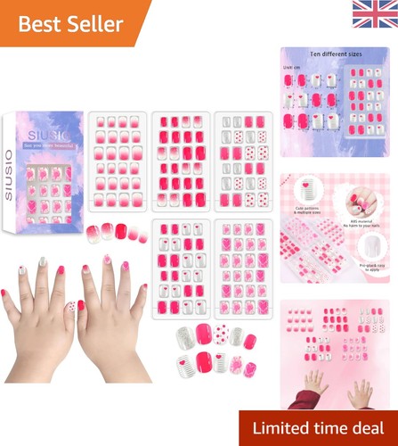 120 pcs kids press nails - 120,