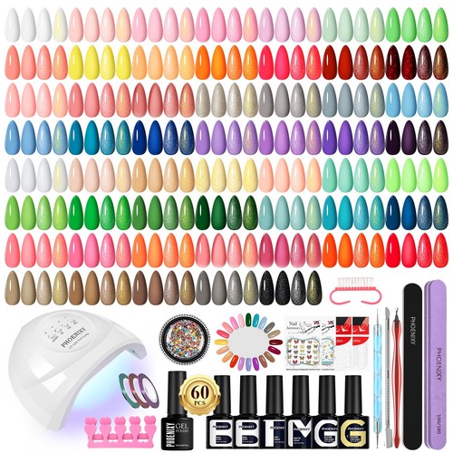 Gel nail polish set 54 - gel,