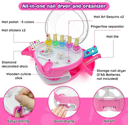 Girls nail art - girls, kids,