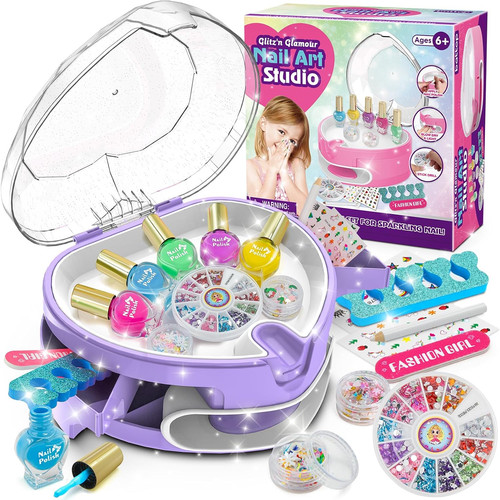 Girls nail art - girls, kids,