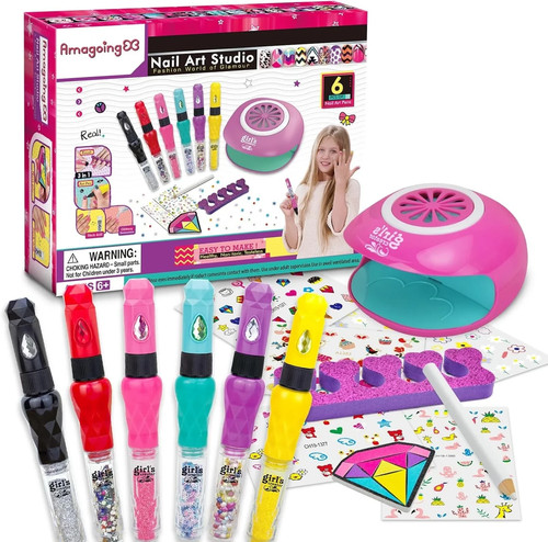 Nail art kit for girls - art, girls: