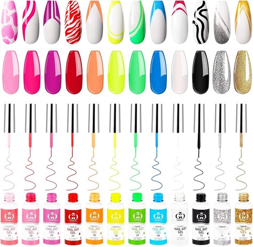Colour gel liner - gel, nail