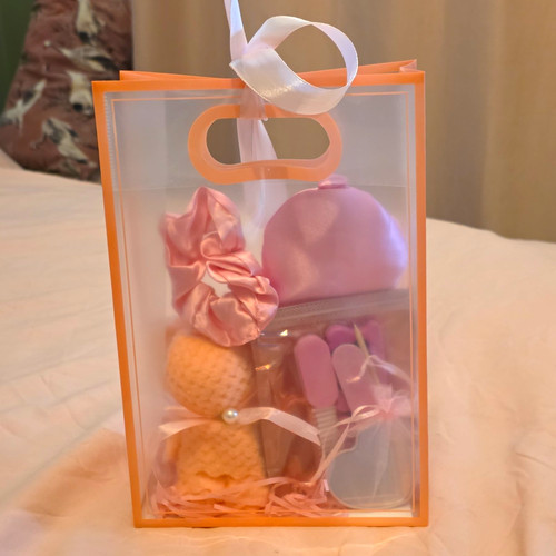 Pink satin pamper - pink,