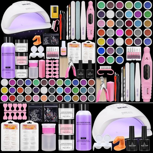 Acrylic nail kit with - nail,