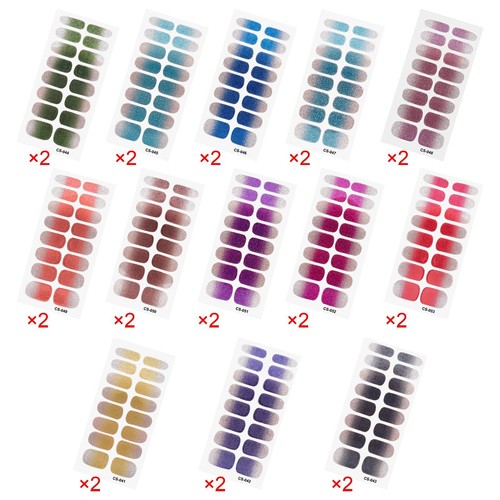 2pcs nail stickers manicure - nail,
